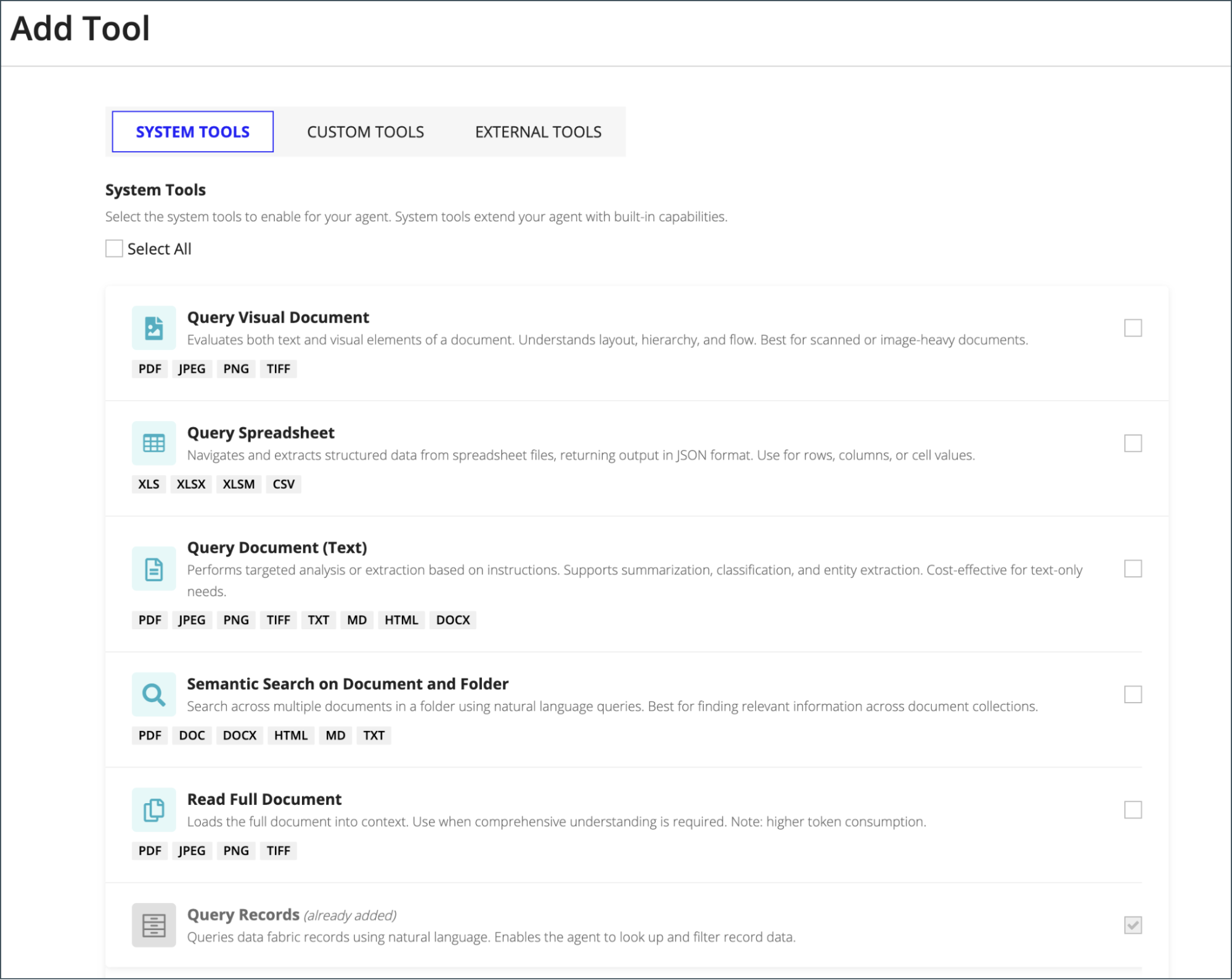 An AI agent using new SQL query and metadata discovery system tools to run JOINs and aggregations across multiple record types.